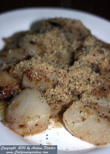 Lemon Poppyseed Turnips